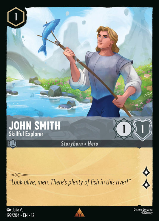 John Smith - Skillful Explorer - Rare Lorcana Card