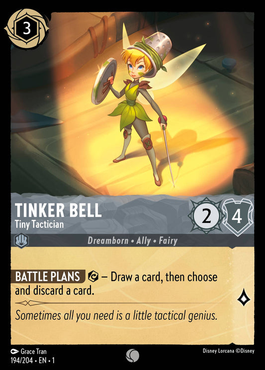 Tinker Bell - Tiny Tactician - Common Lorcana Card