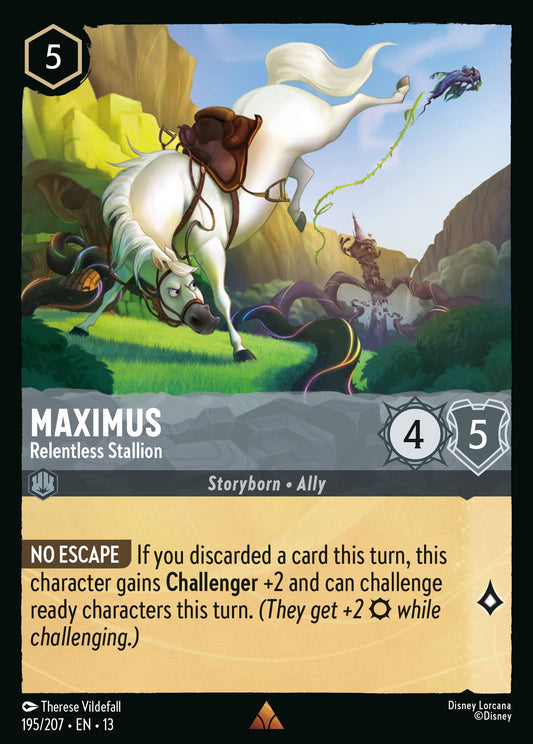 Maximus - Relentless Stallion - Rare Lorcana Card