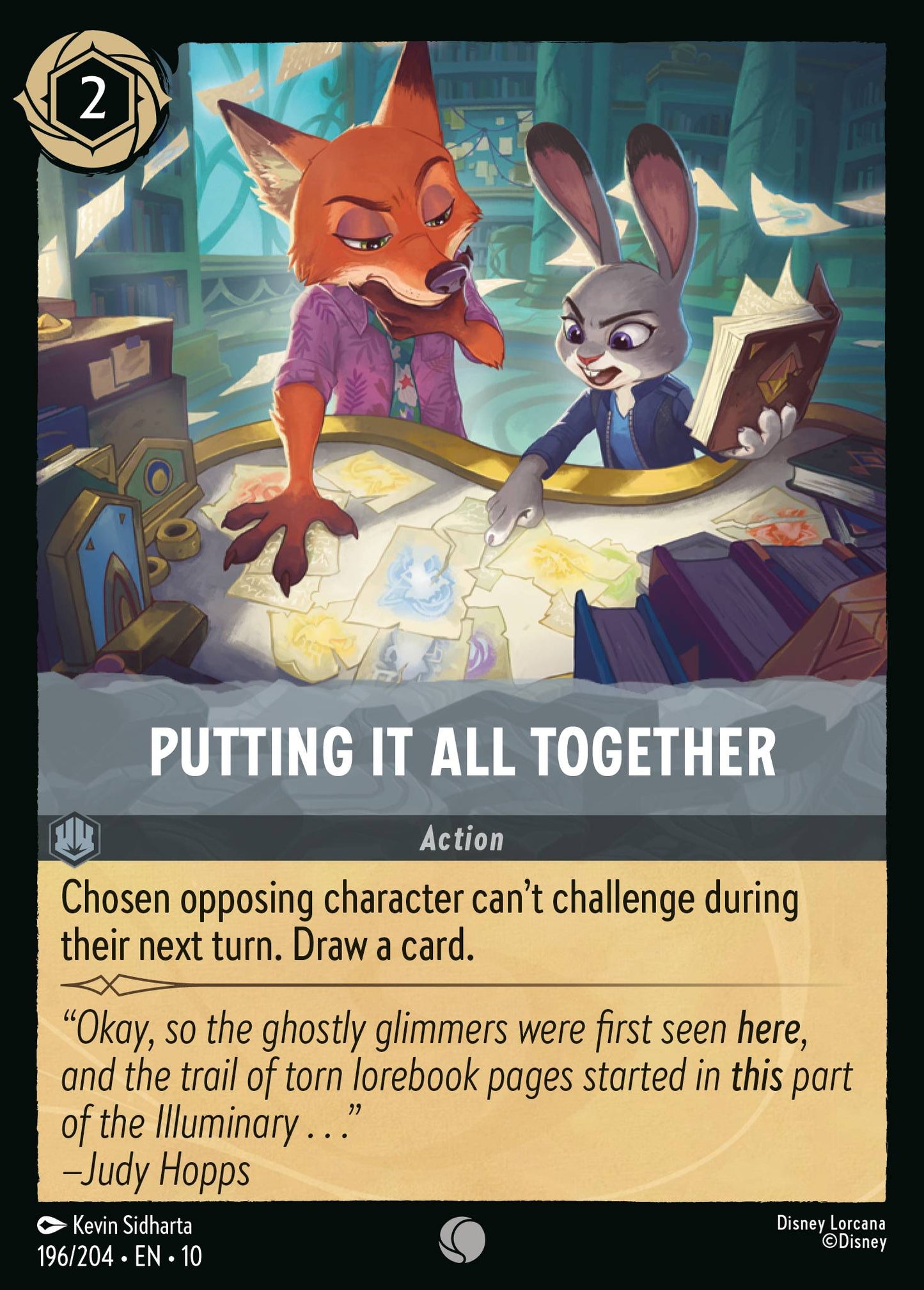 Putting It All Together - Common Lorcana Card