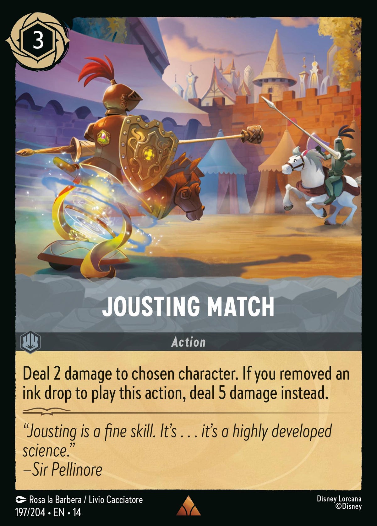 Jousting Match - Rare Lorcana Card