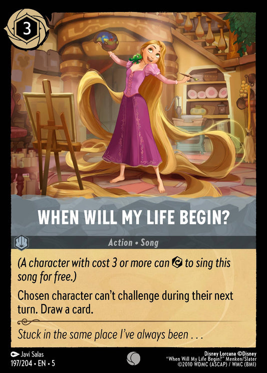 When Will My Life Begin? - Common Lorcana Card