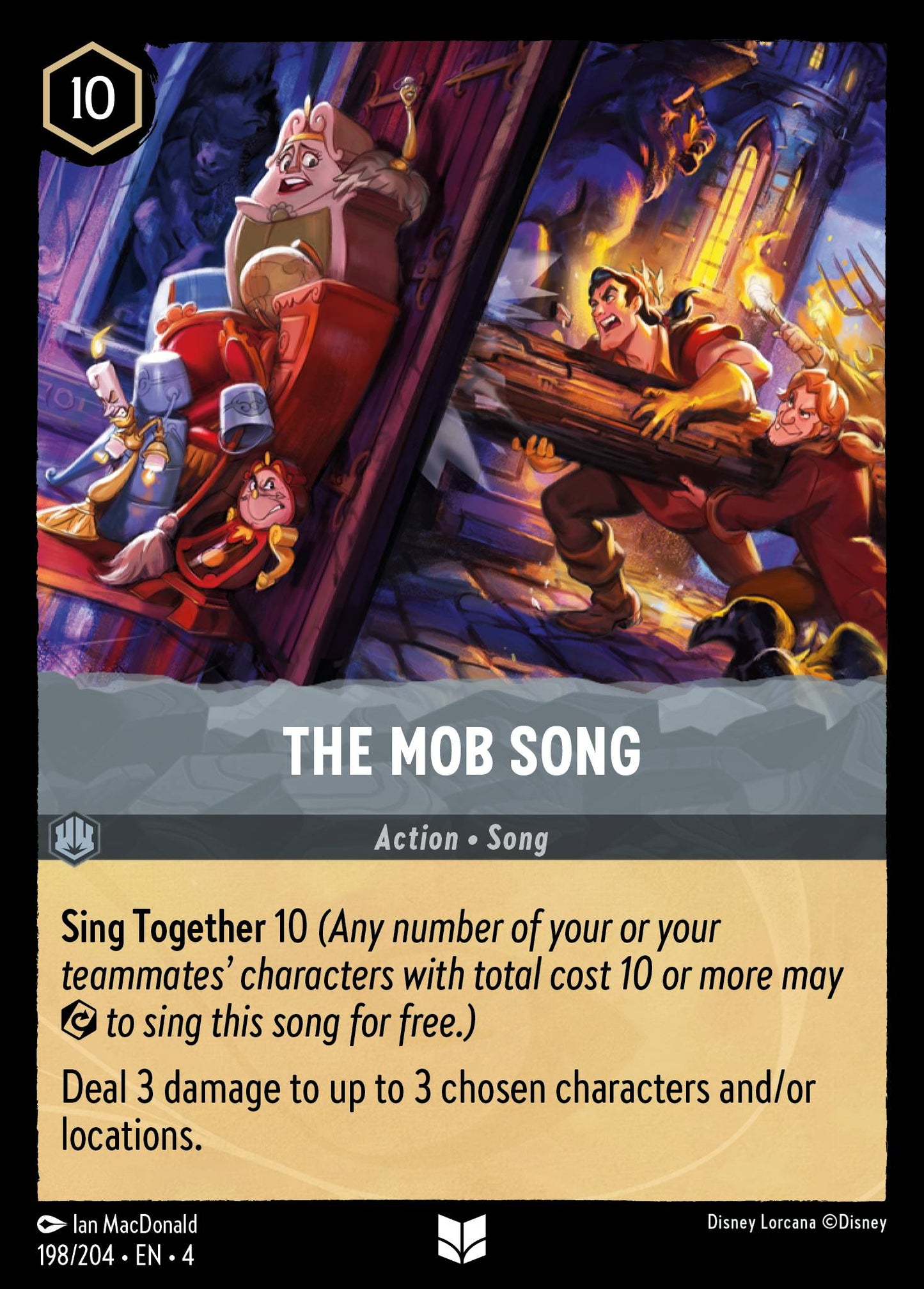 The Mob Song - Uncommon Lorcana Card
