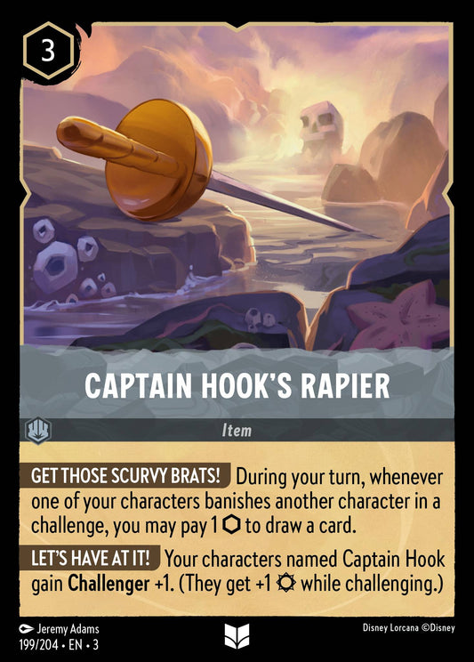 Captain Hook's Rapier - Uncommon Lorcana Card