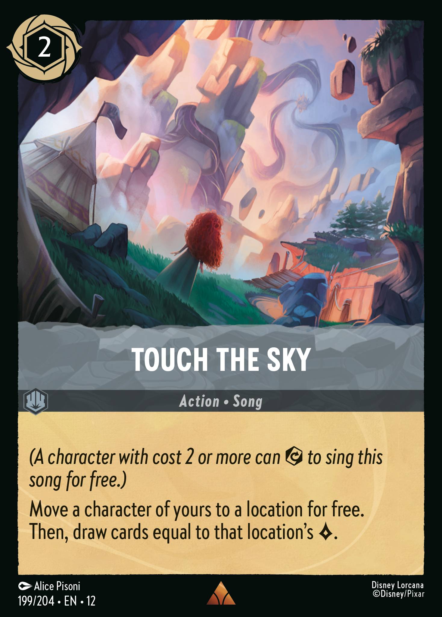 Touch the Sky - Rare Lorcana Card