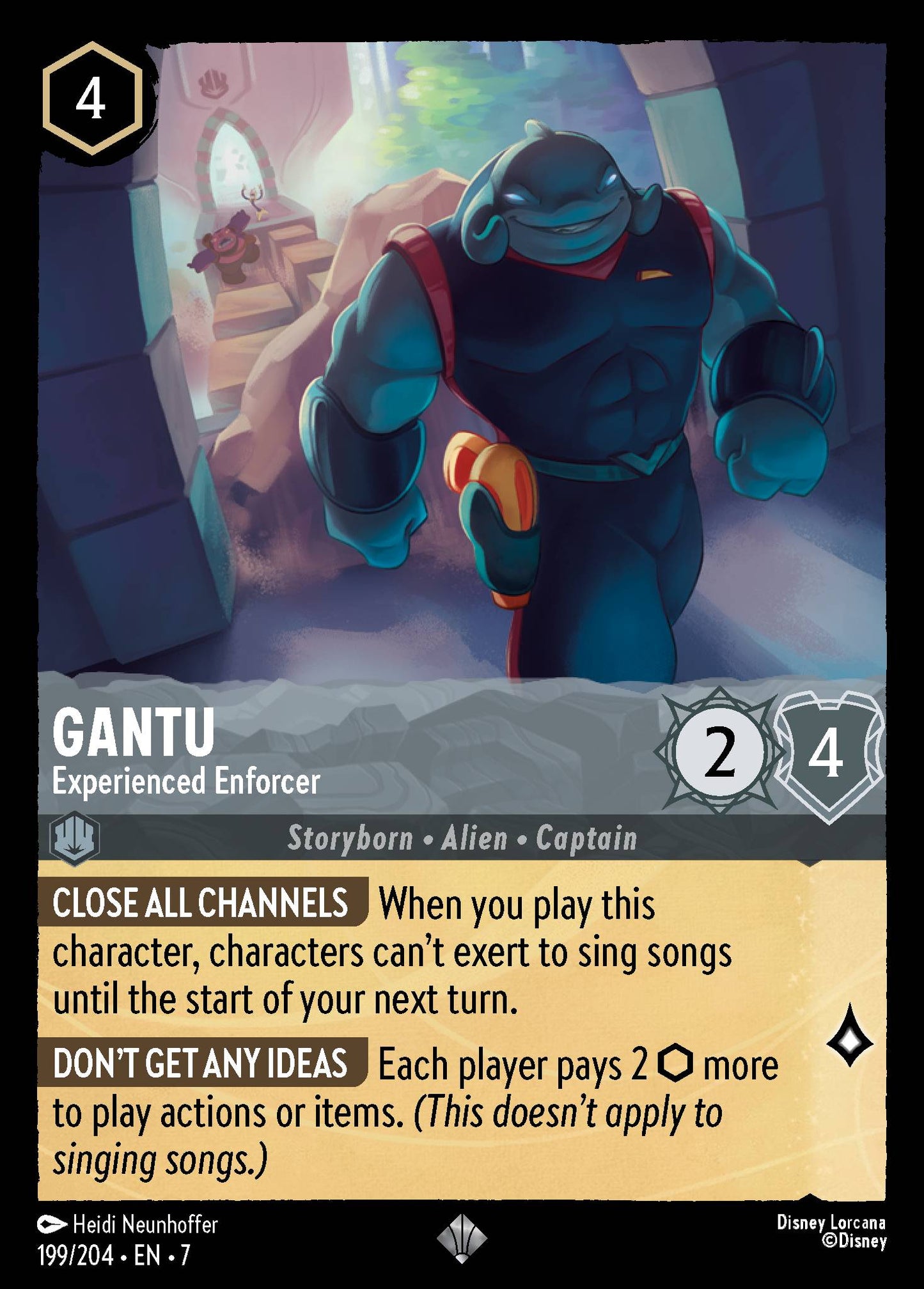 Gantu - Experienced Enforcer - Super Rare Lorcana Card