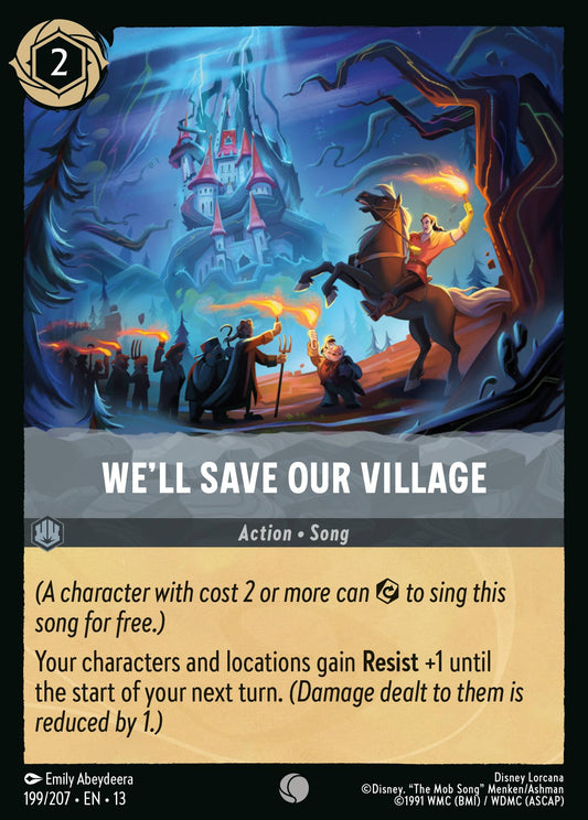 We'll Save Our Village - Common Lorcana Card