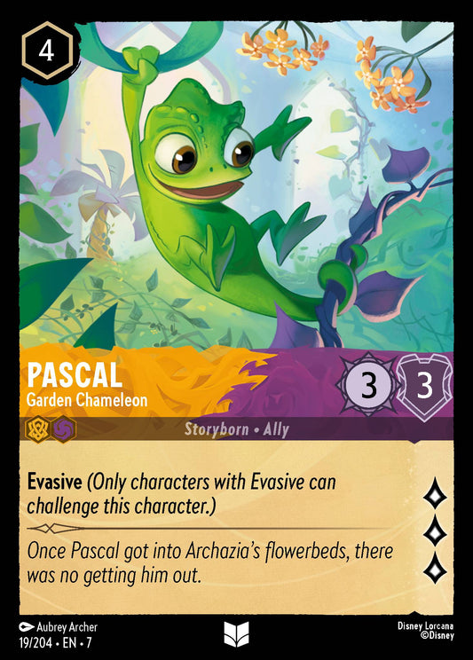 Pascal - Garden Chameleon - Uncommon Lorcana Card