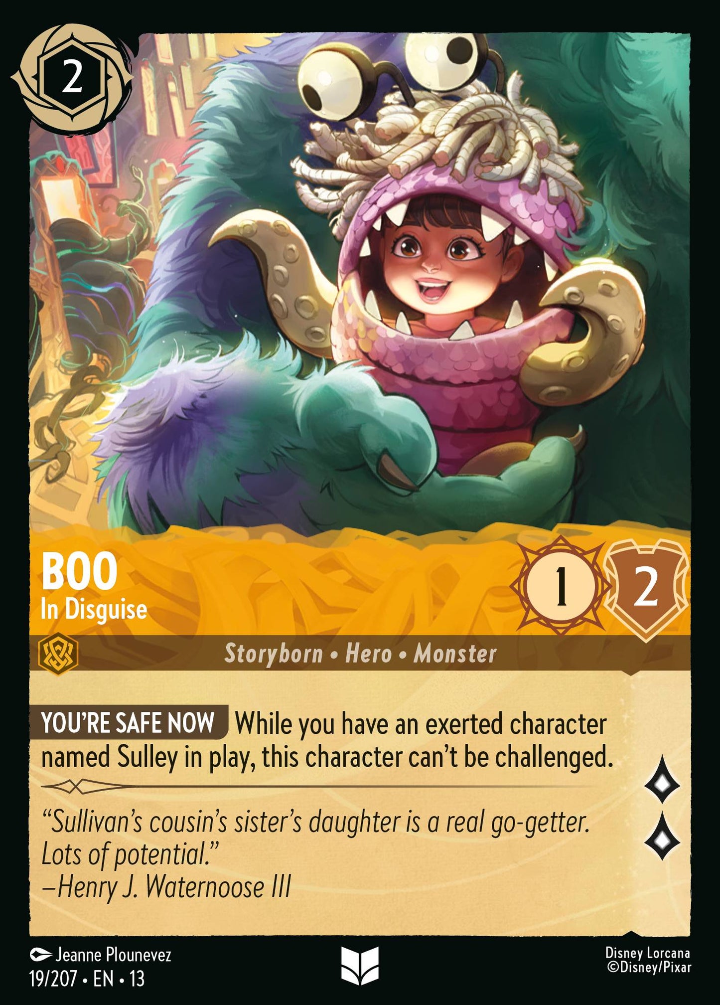 Boo - In Disguise - Uncommon Lorcana Card