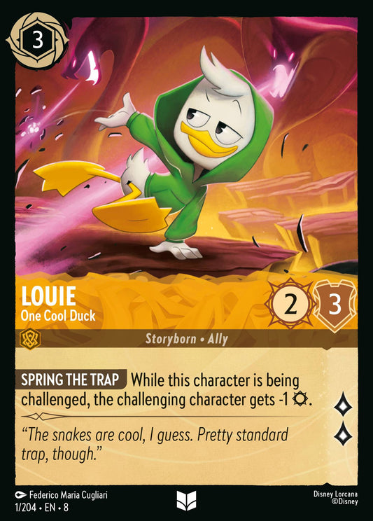 Louie - One Cool Duck - Uncommon Lorcana Card