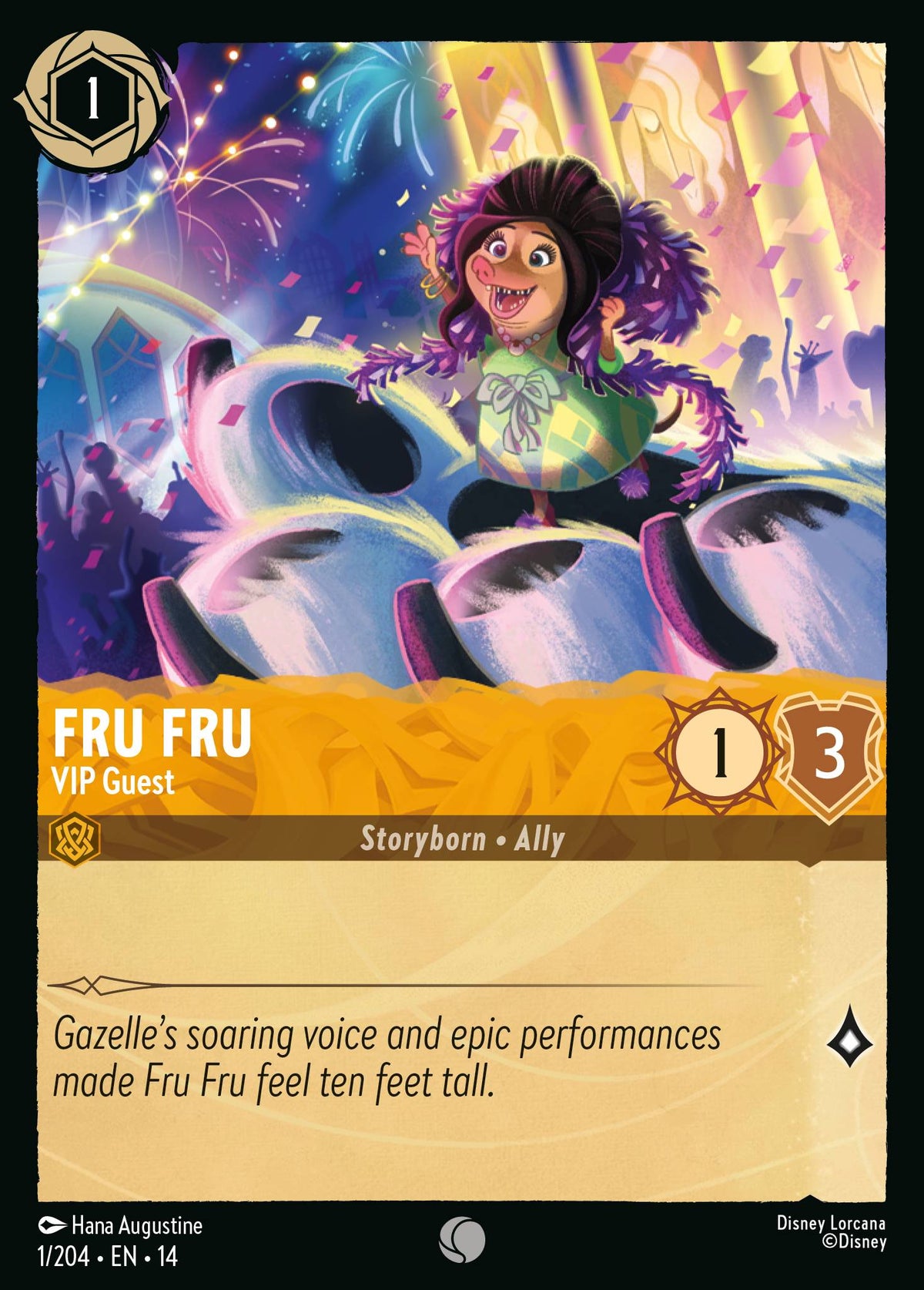 Fru Fru - VIP Guest - Common Lorcana Card
