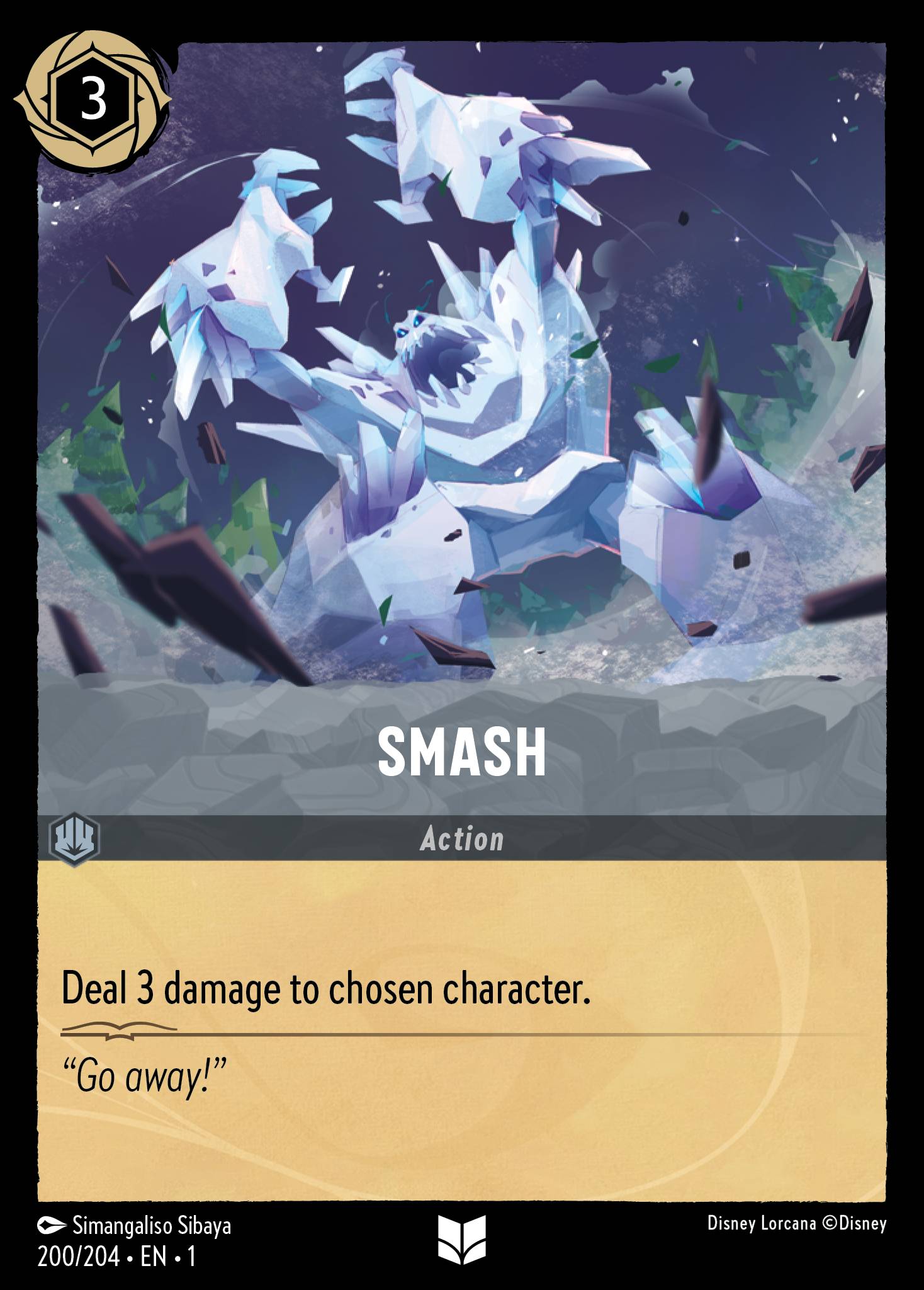 Smash - Uncommon Lorcana Card