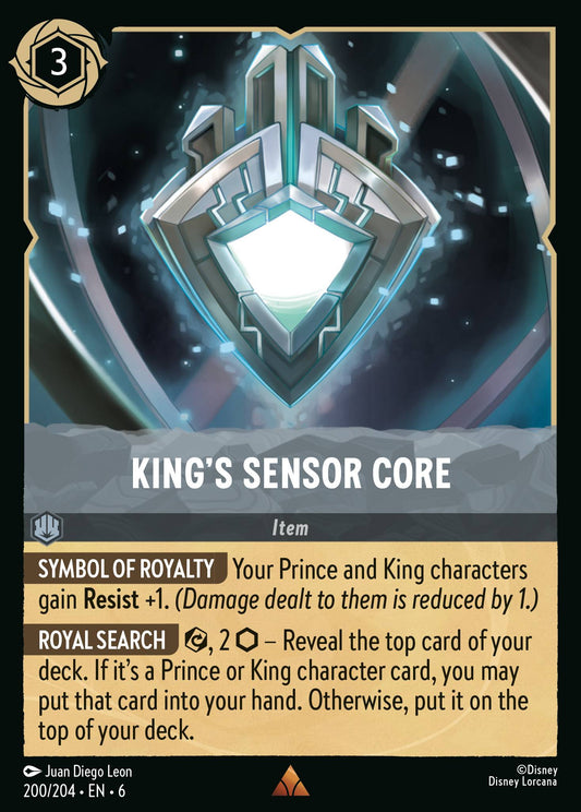 King's Sensor Core - Rare Lorcana Card