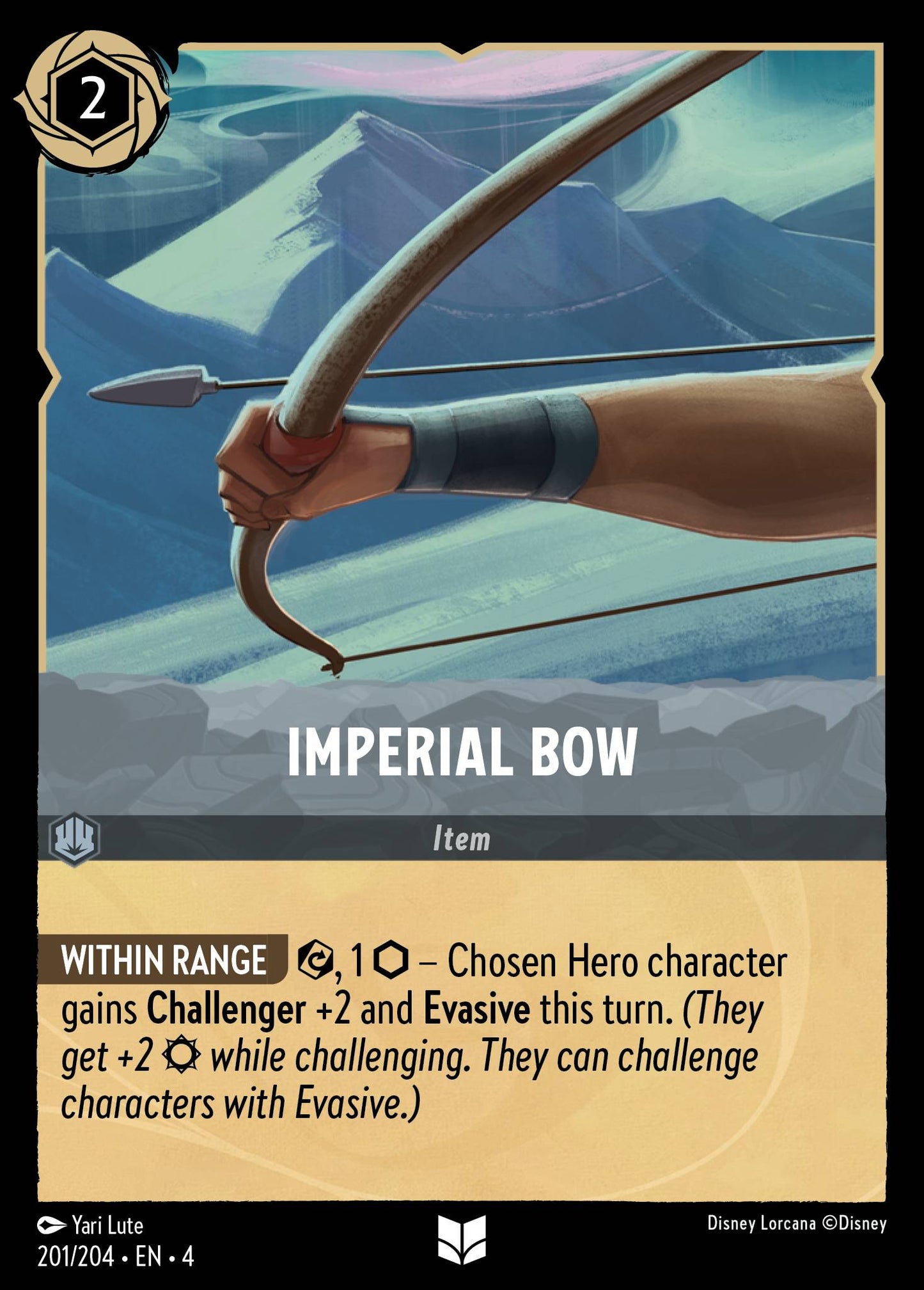 Imperial Bow - Uncommon Lorcana Card