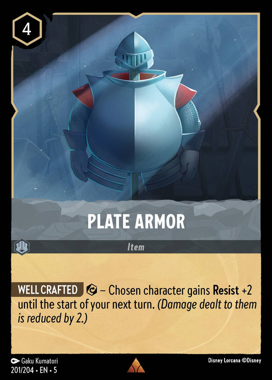 Plate Armor - Rare Lorcana Card