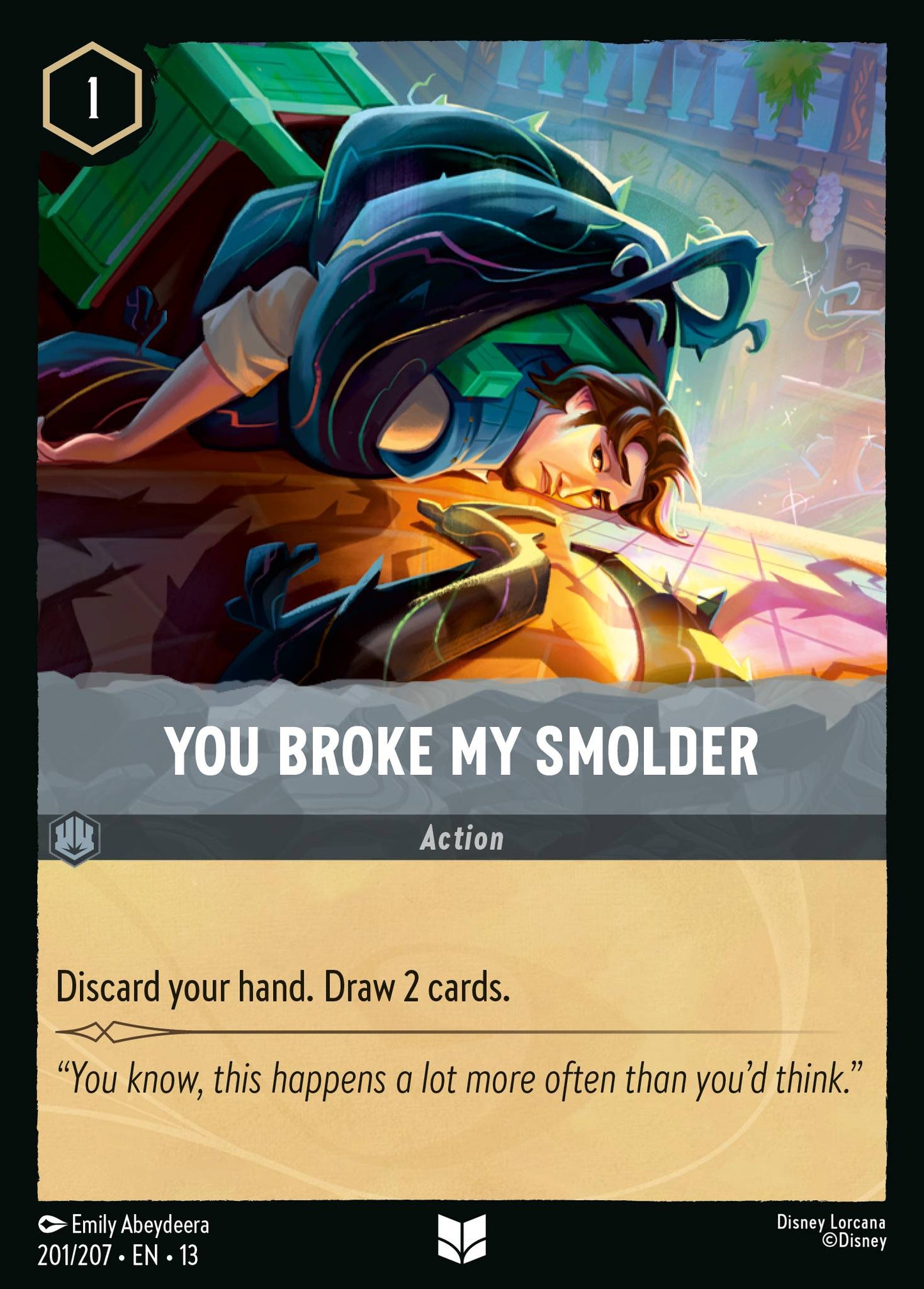 You Broke My Smolder - Uncommon Lorcana Card
