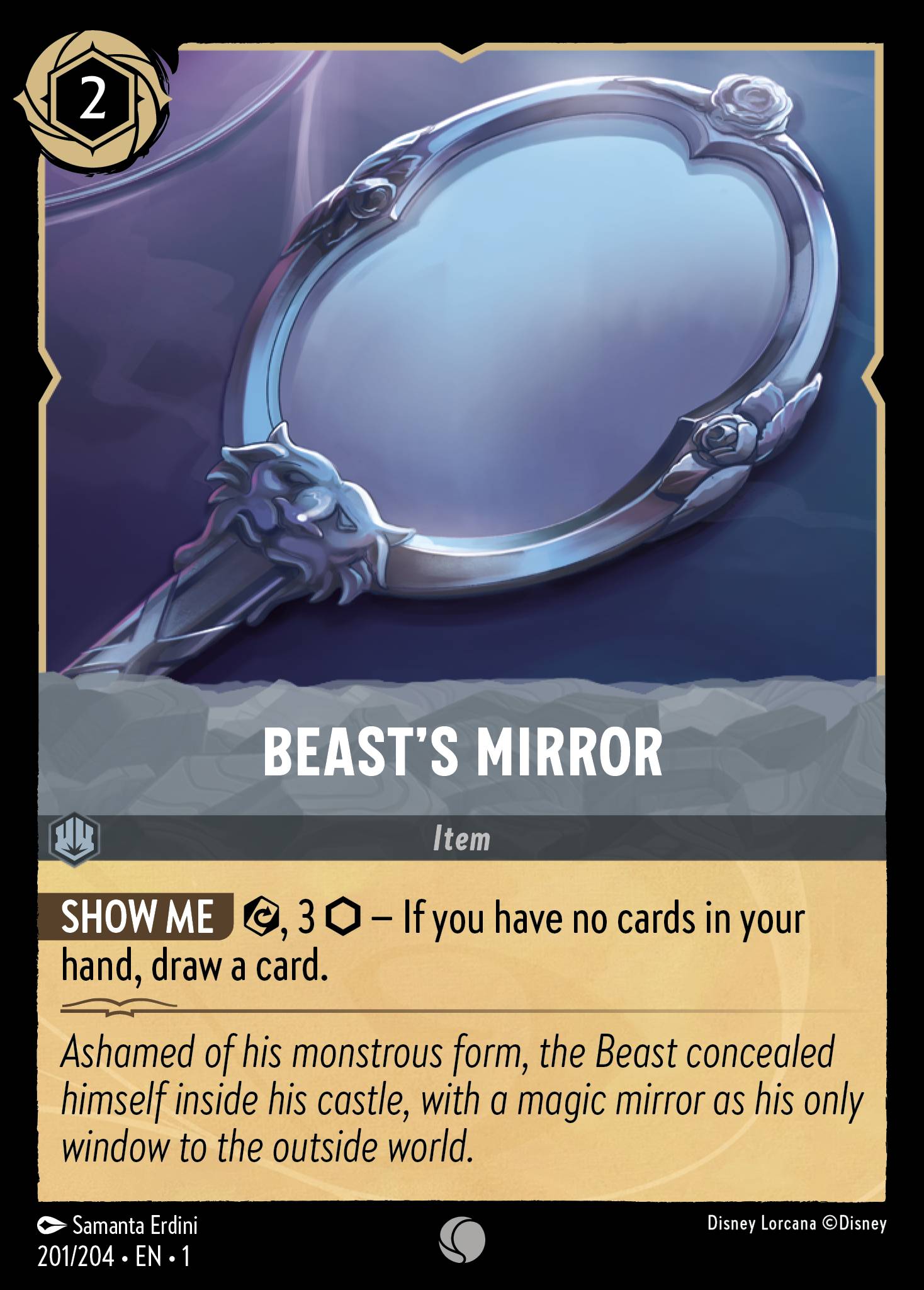 Beast's Mirror - Common Lorcana Card