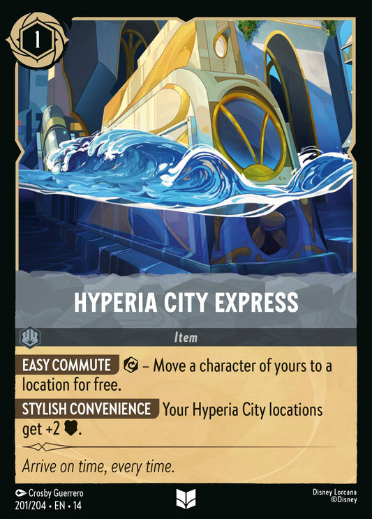Hyperia City Express - Uncommon Lorcana Card