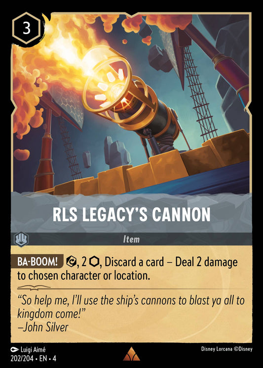 RLS Legacy's Cannon - Rare Lorcana Card