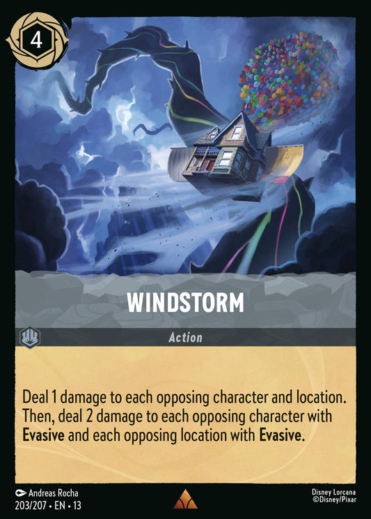 Windstorm - Rare Lorcana Card