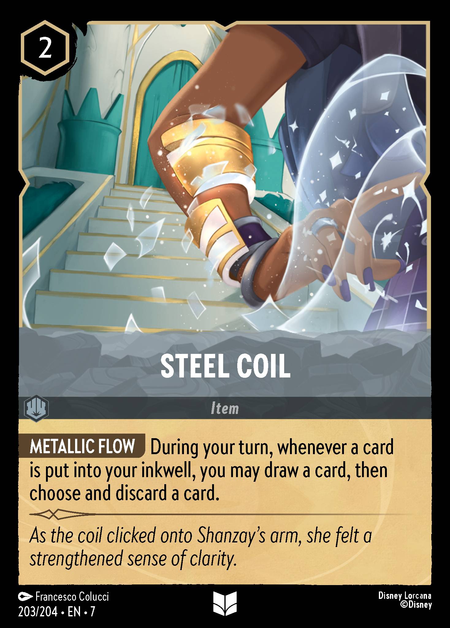 Steel Coil - Uncommon Lorcana Card