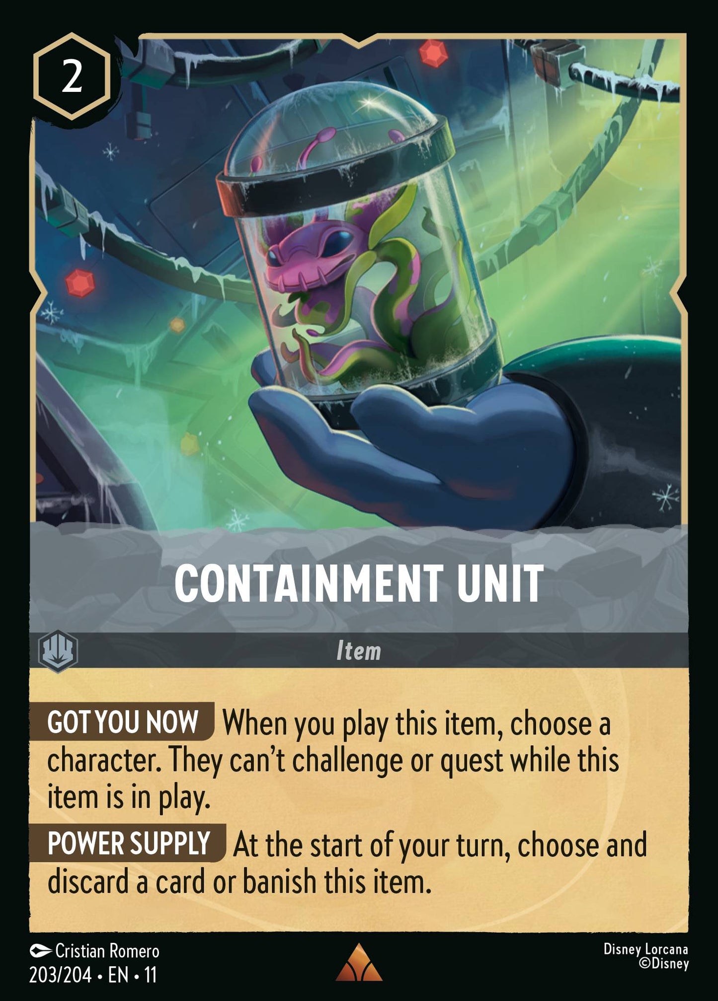 Containment Unit - Rare Lorcana Card