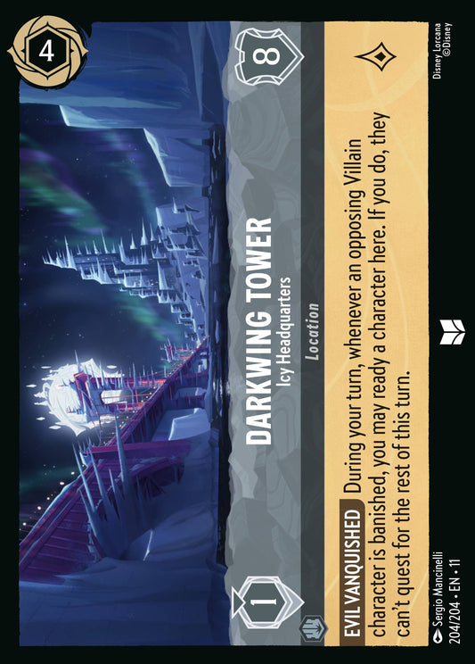 Darkwing Tower - Icy Headquarters - Uncommon Lorcana Card