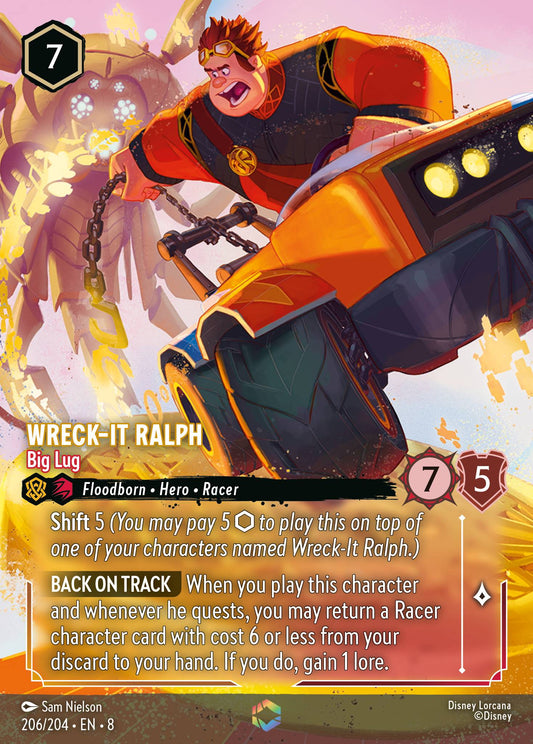 Wreck-It Ralph - Big Lug (Enchanted) - Enchanted Lorcana Holofoil Card