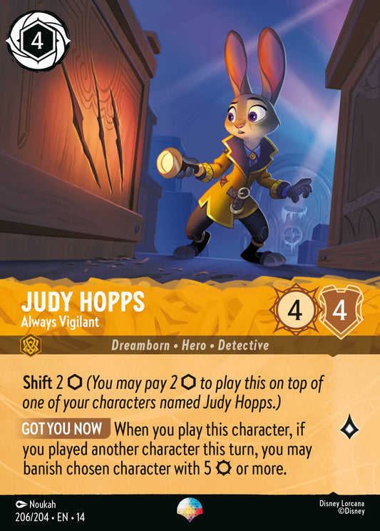 Judy Hopps - Always Vigilant (Epic) - Disney Lorcana