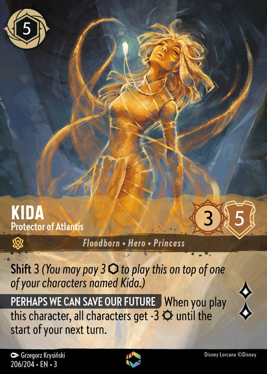 Kida - Protector of Atlantis (Enchanted) - Enchanted Lorcana Holofoil Card