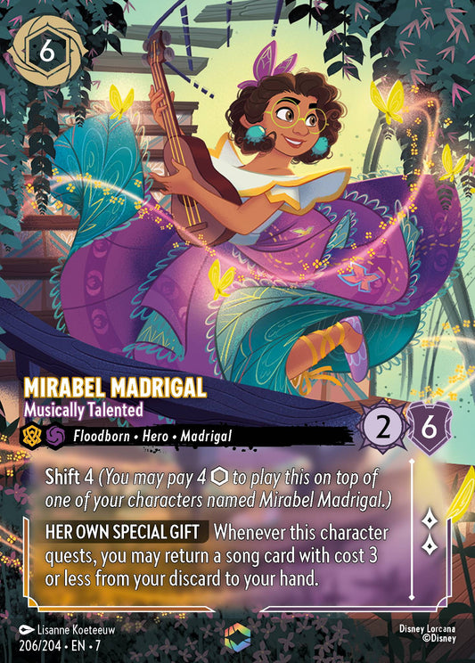 Mirabel Madrigal - Musically Talented (Enchanted) - Enchanted Lorcana Holofoil Card