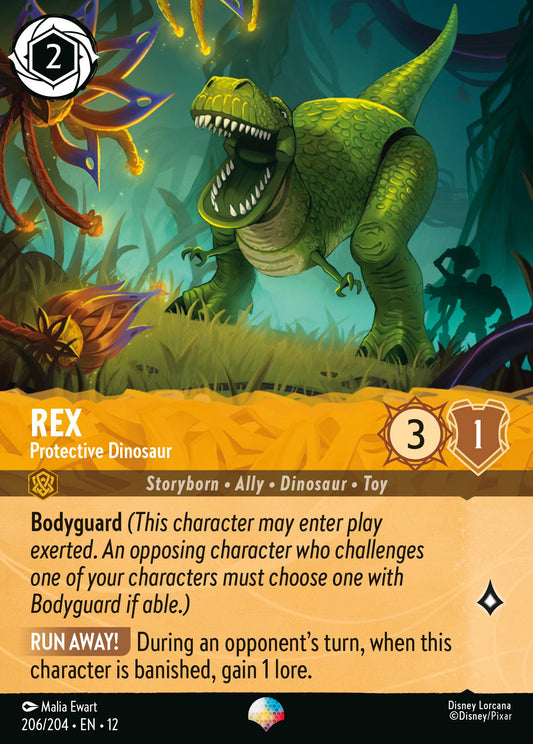 Rex - Protective Dinosaur (Epic) - Disney Lorcana