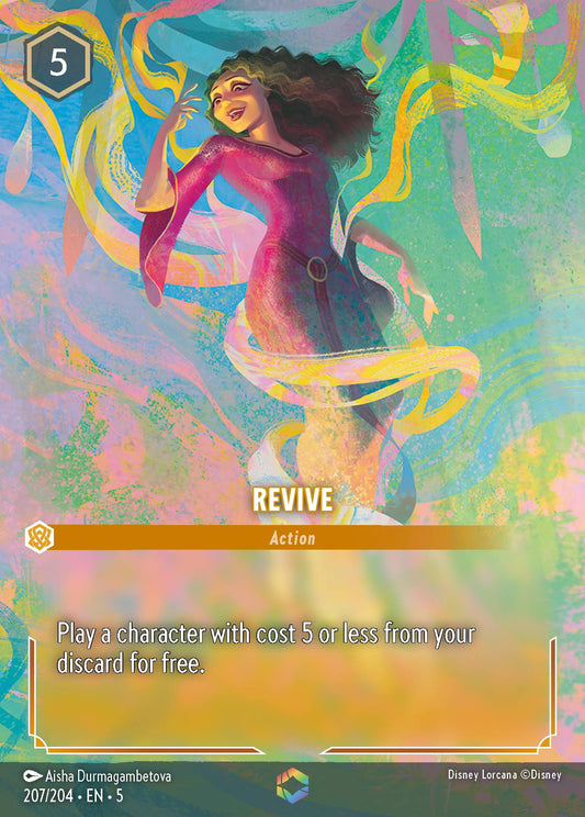 Revive (Enchanted) - Enchanted Lorcana Holofoil Card