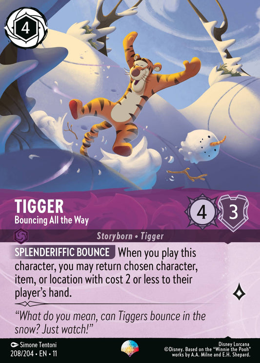 Tigger - Bouncing All the Way - Winterspell - Epic