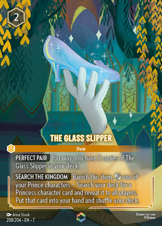 The Glass Slipper (Enchanted) - Enchanted Lorcana Holofoil Card