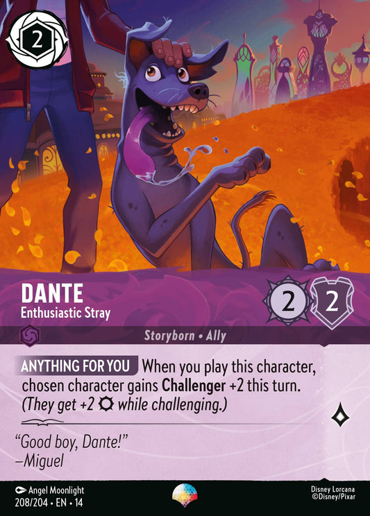 Dante - Enthusiastic Stray (Epic) - Disney Lorcana