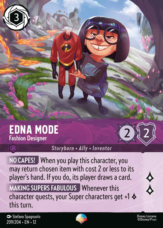 Edna Mode - Fashion Designer (Epic) - Disney Lorcana