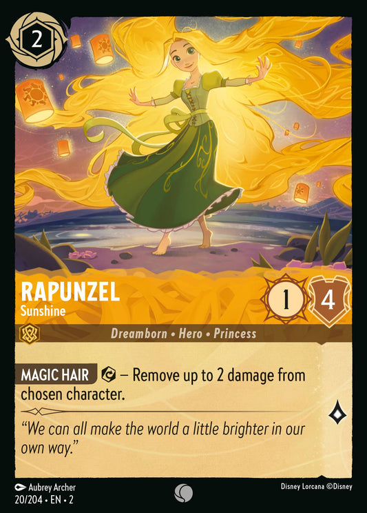 Rapunzel - Sunshine - Common Lorcana Card