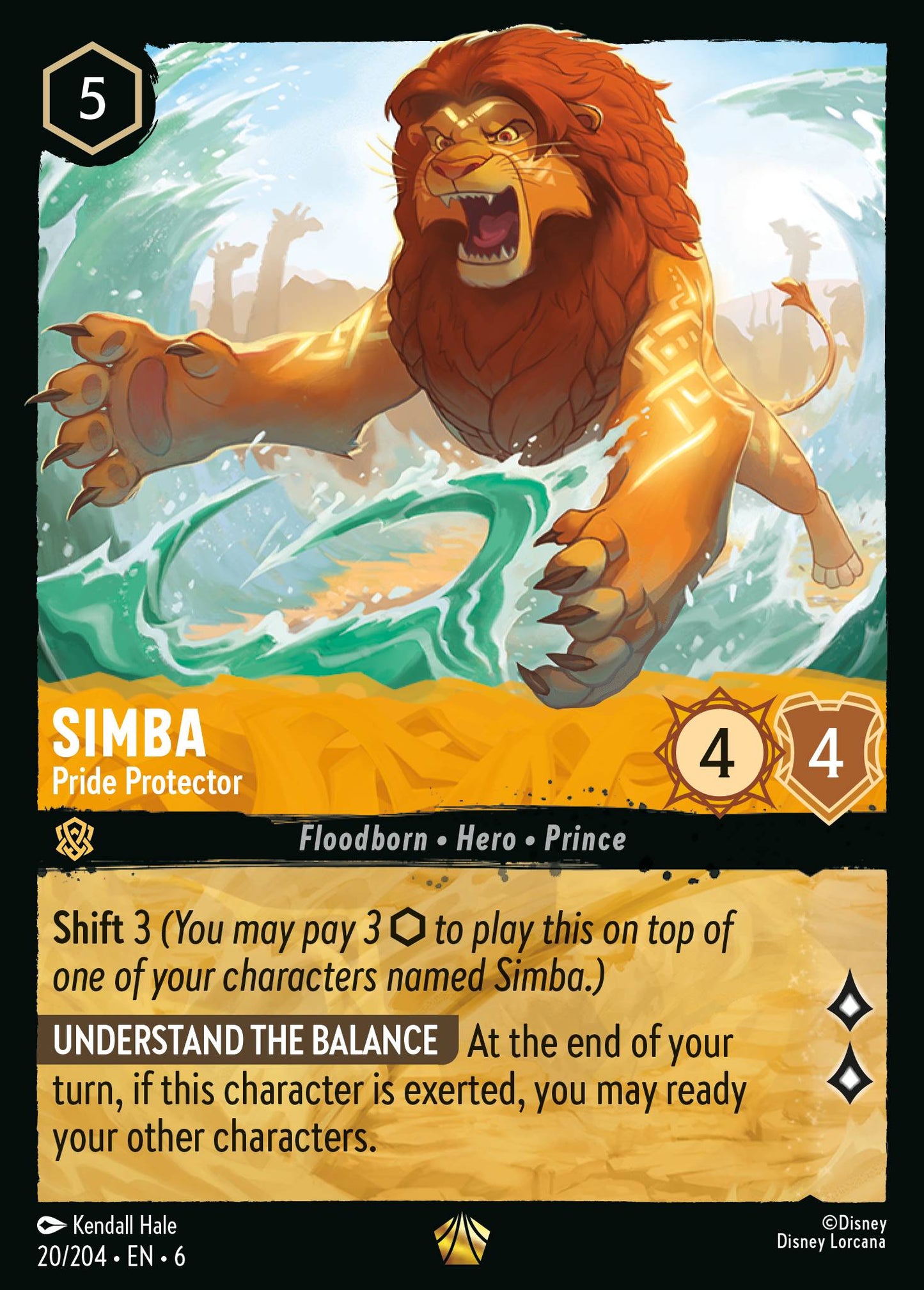 Simba - Pride Protector - Disney Lorcana Card
