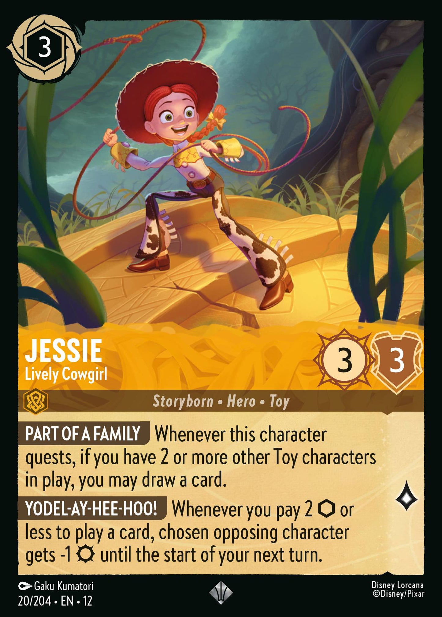 Jessie - Lively Cowgirl - Disney Lorcana