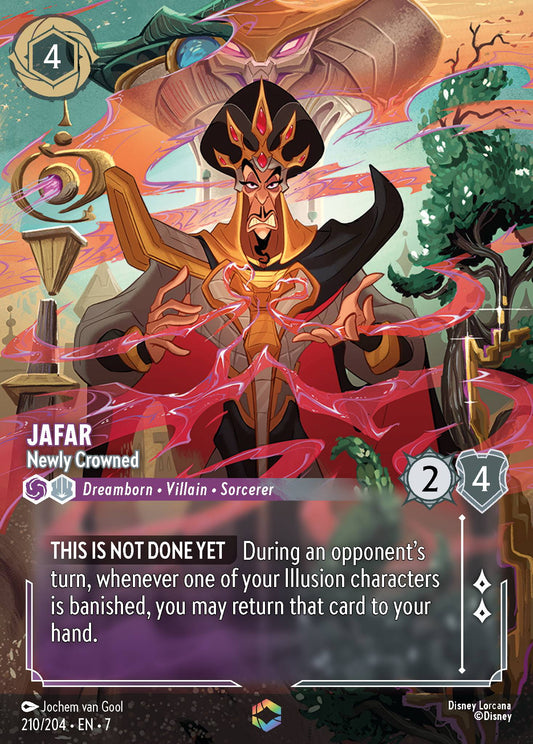 Jafar - Newly Crowned (Enchanted) - Enchanted Lorcana Holofoil Card