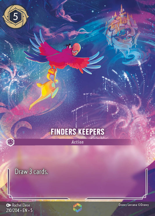Finders Keepers (Enchanted) - Enchanted Lorcana Holofoil Card
