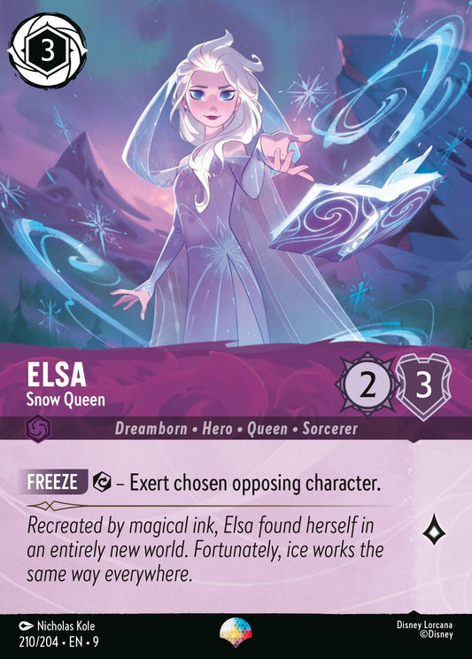 Elsa - Snow Queen (Epic) - Epic Lorcana Holofoil Card