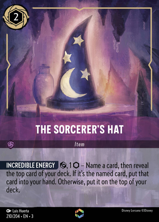 The Sorcerer's Hat (Enchanted) - Enchanted Lorcana Holofoil Card