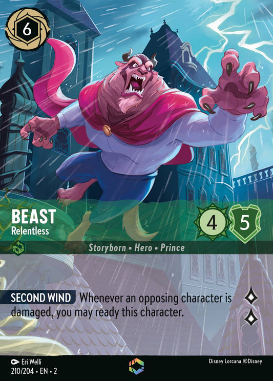 Beast - Relentless (Enchanted) - Enchanted Lorcana Holofoil Card