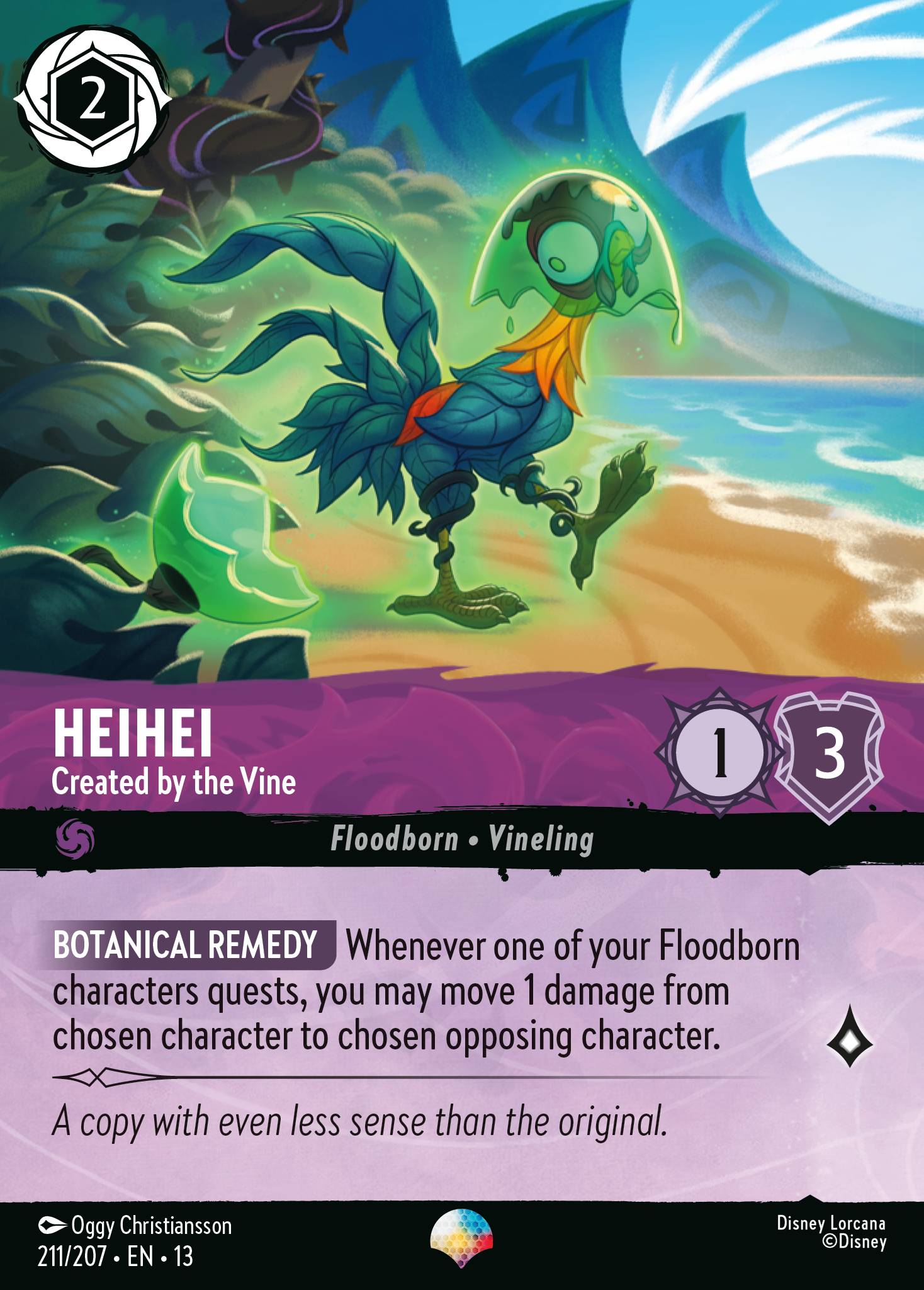 Heihei - Created by the Vine (Epic) - Disney Lorcana