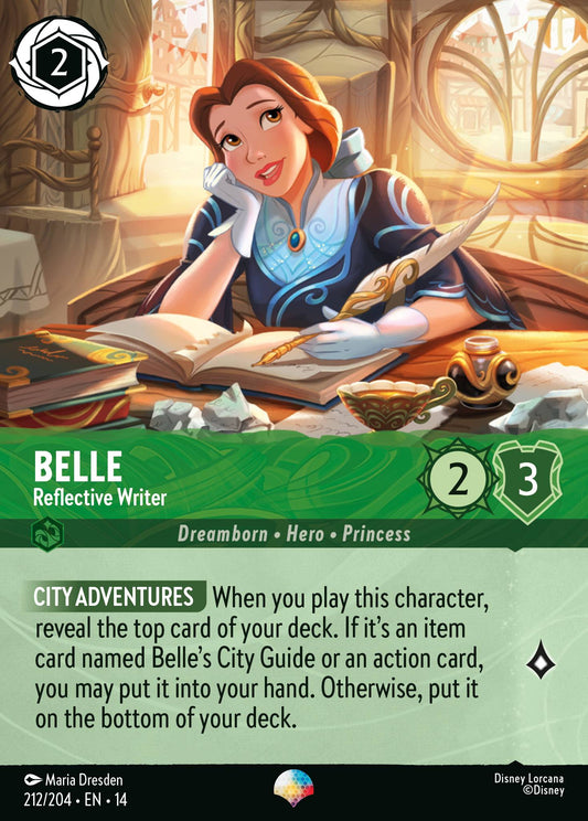 Belle - Reflective Writer (Epic) - Disney Lorcana