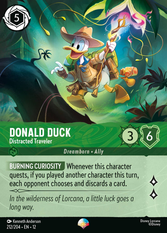 Donald Duck - Distracted Traveler (Epic) - Disney Lorcana