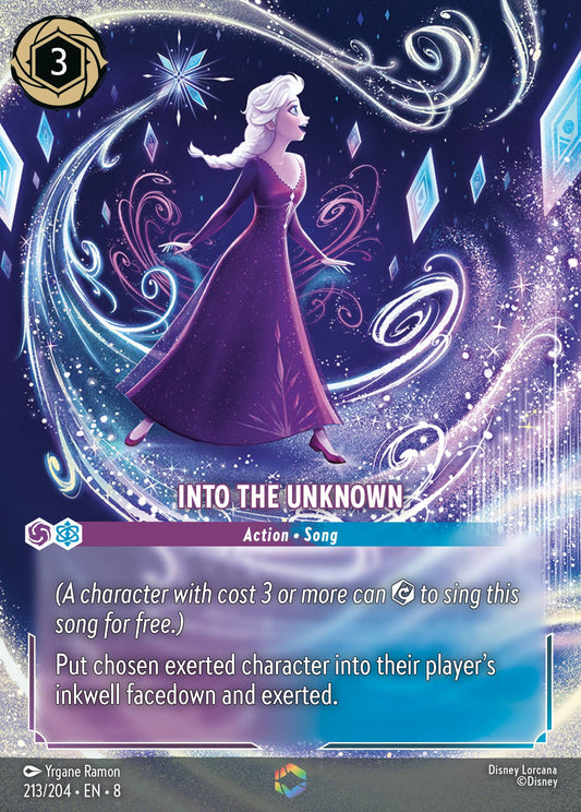 Into the Unknown (Enchanted) - Enchanted Lorcana Holofoil Card