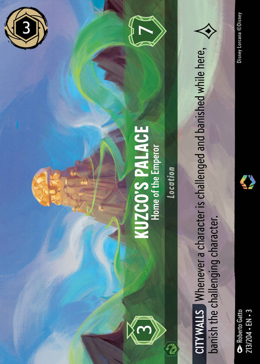 Kuzco's Palace - Home of the Emperor (Enchanted) - Enchanted Lorcana Holofoil Card